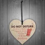 Home Bar Sign Wooden Heart Novelty Garden Kitchen Pub Wall 