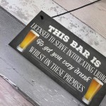 Pub Home Bar Licensee Sign Man Cave Plaque Shed BBQ Garden Sign