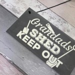 Grandads Shed Workshop Garage Hanging Garden Plaque Gifts