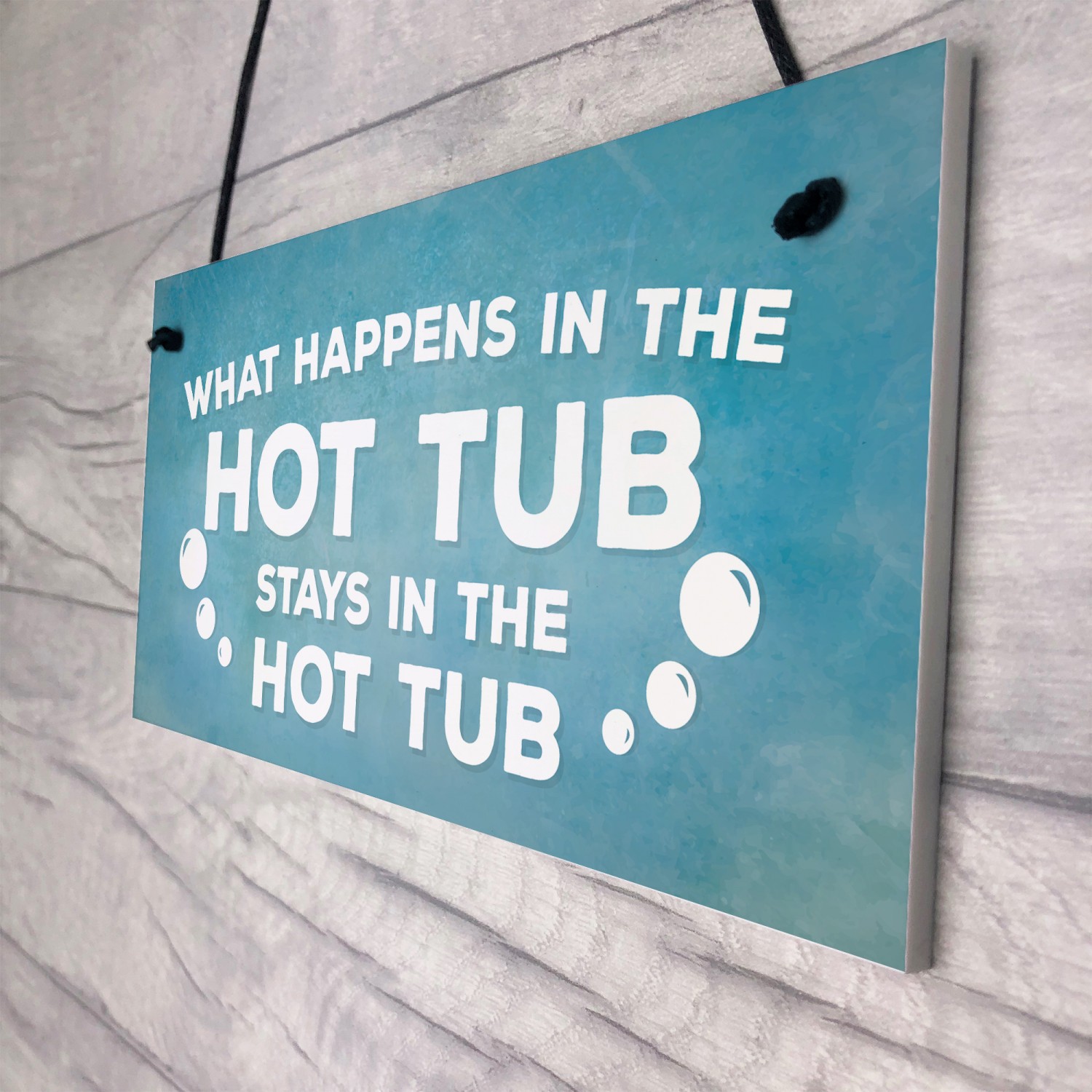 Hot Tub Novelty Garden Hanging Wall Plaque Sign Shed Jaccuzi 6283