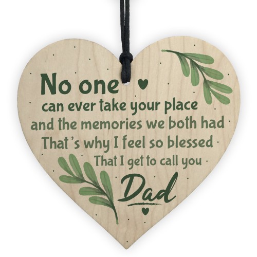 Dad Graveside Memorial Remembrance Heart Grave Plaque