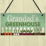 Grandad's Greenhouse Plaque Garden Shed SummerHouse Sign