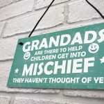 Funny Sign Grandad Birthday Gift Wall Plaque Fathers Day Gifts 