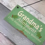 Garden Sign Grandma's Allotment Shed SummerHouse Plaque