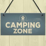 Camping Zone Caravan Signs And Plaques Novelty Chic Mum Dad NAN