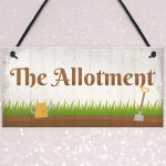 The Allotment Garden Sign Outdoor Shed Plaque Dad Grandad Gift