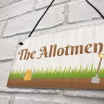 The Allotment Garden Sign Outdoor Shed Plaque Dad Grandad Gift