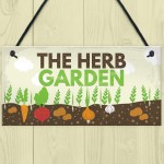 Herb Garden Hanging Sign SummerHouse Garden Shed Plaque