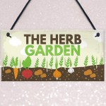 Herb Garden Hanging Sign SummerHouse Garden Shed Plaque