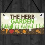 Herb Garden Hanging Sign SummerHouse Garden Shed Plaque