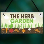 Herb Garden Hanging Sign SummerHouse Garden Shed Plaque