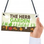 Herb Garden Hanging Sign SummerHouse Garden Shed Plaque