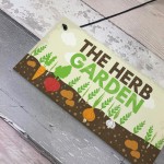 Herb Garden Hanging Sign SummerHouse Garden Shed Plaque