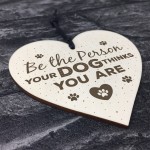 Funny Dog Lovers Sign Heart Door Kennel Cage Plaque Dog Owner