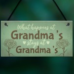 Grandma Gifts For Nan Nanny Hanging Garden Sign Kitchen Plaque