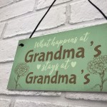 Grandma Gifts For Nan Nanny Hanging Garden Sign Kitchen Plaque