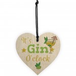 Gin Sign Gin & Tonic Gift Wood Heart Plaque Friend House Warming