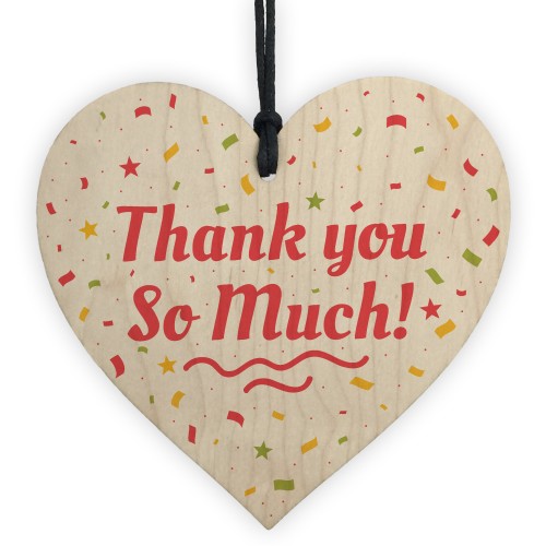 Thank You Teacher Midwife Tutor Friend Handmade Wood Heart Gift