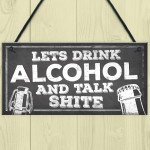 Novelty Funny Alcohol Sign Gin Vodka Gift Man Cave Home Bar Gift