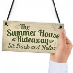 Garden Sign The Summer House Novelty Plaque Garden Shed Sign