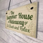 Garden Sign The Summer House Novelty Plaque Garden Shed Sign