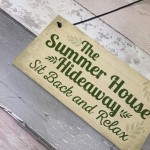 Garden Sign The Summer House Novelty Plaque Garden Shed Sign