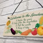 Garden Sign Welcome Plaque Shed Summer House Sign Nan Mum Gift