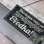 Fun Laughter Vodka Kitchen Plaque Alcohol Home Bar Sign Gifts