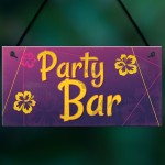 Party Bar Home Bar Sign Man Cave Kitchen Alcohol Gin Vodka Sign