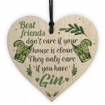 Gin & Tonic Novelty Wood Heart Friendship Gin Gift Alcohol Decor