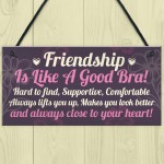 Handmade Friendship Sign Best Friend Shabby Chic Plaque Gift