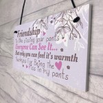 Friendship Sign Funny Birthday Keepsake Gift Hanging Wall Plaque