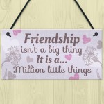 Thank You Gift Friendship Sign Birthday Keepsake Gifts For Women