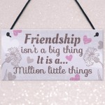 Thank You Gift Friendship Sign Birthday Keepsake Gifts For Women