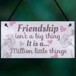 Thank You Gift Friendship Sign Birthday Keepsake Gifts For Women