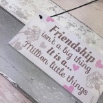 Thank You Gift Friendship Sign Birthday Keepsake Gifts For Women