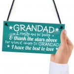 Gifts For Grandad Hanging Wall Plaque Gifts From Grandchildren