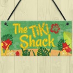 Tiki Shack Hanging Bar Plaque Beer Cocktail Beach Friend GIFT