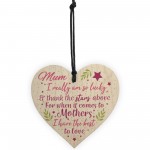 Thank You Gifts Wood Heart Mum Mummy Christmas Gifts From Son