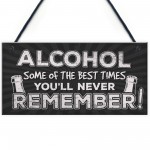 Funny Pub Bar Sign Kitchen ManCave Hanging Plaque Vodka GIFT