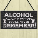 Funny Pub Bar Sign Kitchen ManCave Hanging Plaque Vodka GIFT