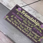 Funny Best Friend Sign Friendship Gift Plaque Thank You Birthday