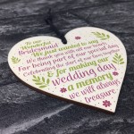 Wedding Heart Thank You Gift Bridesmaid Flower Girl Keepsakes