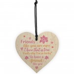 Friends Like You Friendship Thank You Gift Wooden Heart Sign