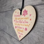 Friends Like You Friendship Thank You Gift Wooden Heart Sign