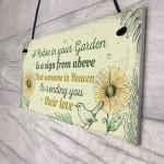 Robin Memorial Garden Bereavement Sign Family Grave Plaque