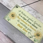 Robin Memorial Garden Bereavement Sign Family Grave Plaque