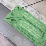 Robin Redbreast Memorial Bereavement Plaque Garden Grave Sign 