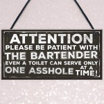 Funny Novelty BAR Sign Gin Beer Vodka Home Bar Garden Plaque