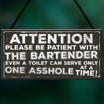 Funny Novelty BAR Sign Gin Beer Vodka Home Bar Garden Plaque